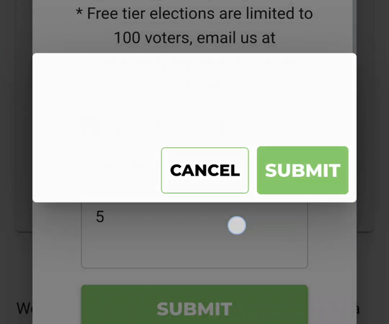 The blank confirm dialog, mid-close