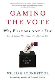 Gaming the Vote — Poundstone