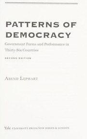 Patterns of Democracy — Lijphart